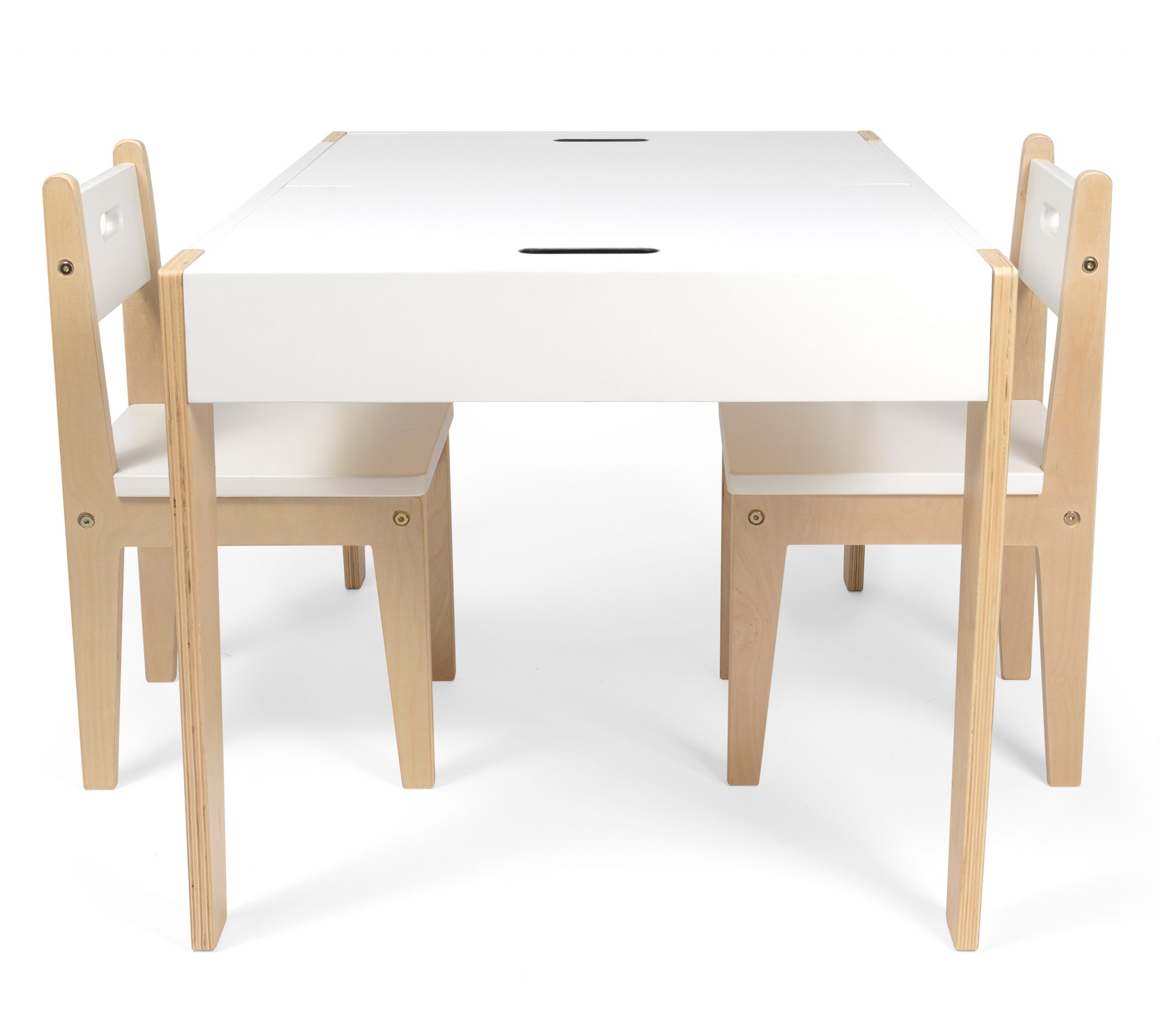 timmerman Arctic Overeenkomend Kindertafel met 4 stoeltjes BEBOONZ storage